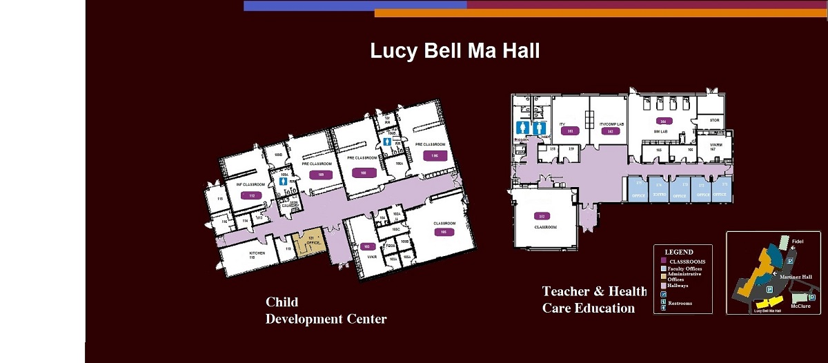 Lucy Belle Ma Hall Map